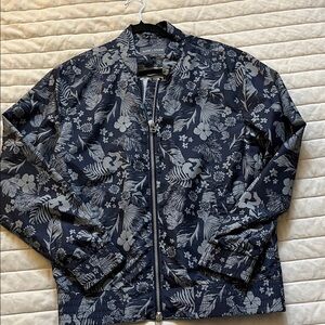 Slate & Stone Men’s Navy Floral Windbreaker